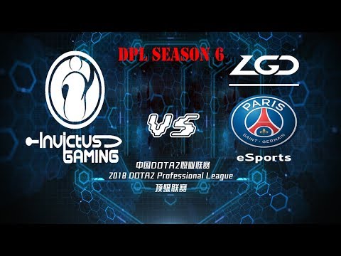 Invictus Gaming vs PSG.LGD GAME 2| DPL Season 6 (2018) Replay