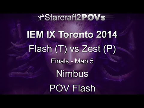 SC2 HotS - IEM IX Toronto 2014 - Flash vs Zest - Finals - Map 5 - Nimbus - Flash