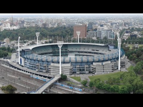 Aerial view - MCG - 'The G' - Melbourne Cricket Ground - Australia