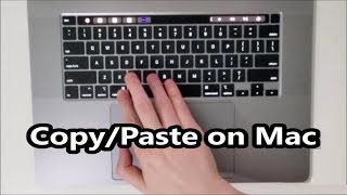 How to Copy & Paste on a Mac (MacBook Pro 16)