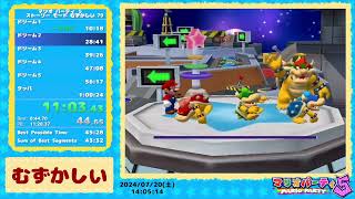 【RTA】マリオパーティ５ ストーリーモード むずかしい in 54m20s