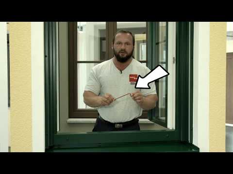 Fenster richtig einstellen