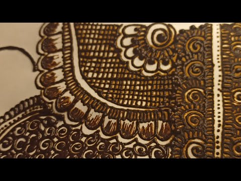 Very simple and easy indian mehndi design by Batool umer