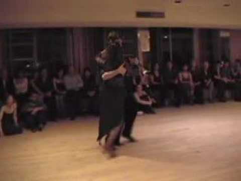 Luciana Valle  and  Alex Krebs  are  dancing  to  a  tango  at  Washington DC Tango Marathon  in  2003