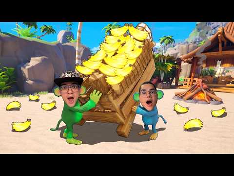 FICAMOS PERDIDOS NA ILHA DOS MACACOS COM 999999 BANANAS!