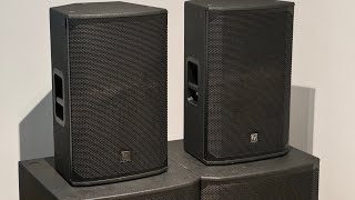 Video thumbnail for EV EKX 15p + EKX 18sp Sound test 5600 watt! by JBL Partyboxes