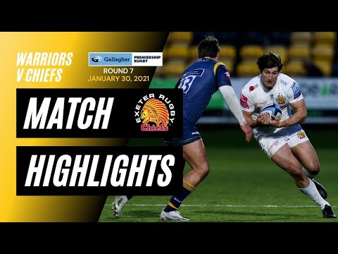 WORCESTER WARRIORS V EXETER CHIEFS MATCH HIGHLIGHTS