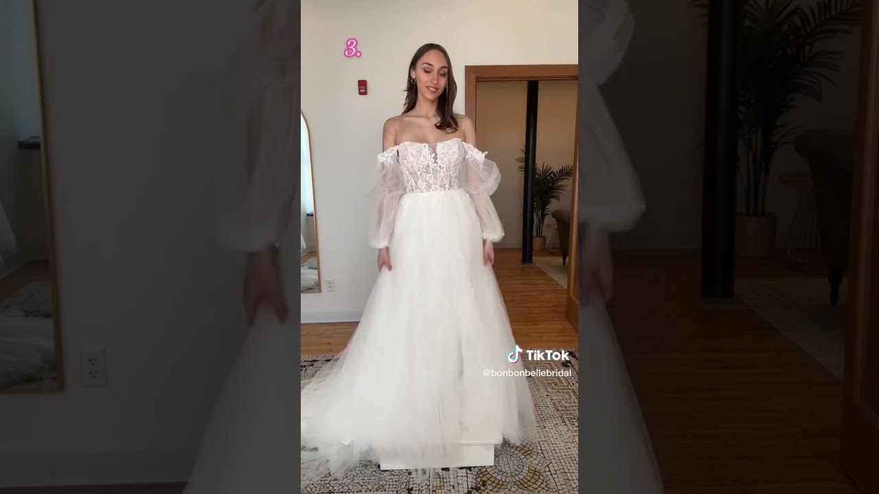 LOTR Wedding Gowns! 🌸✨ #shorts #bonbonbelle #bridal #weddingdress #wisconsinbride #wedding