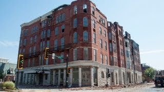preview picture of video 'Newcomb Hotel - Day after the Fire - Quincy Illinois'