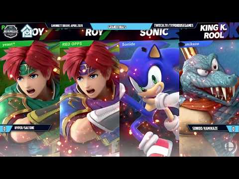 Gwinnett Brawl April 2019 - SaltOne/Hyper vs Sonido/Kamikaze - Doubles Grand Finals