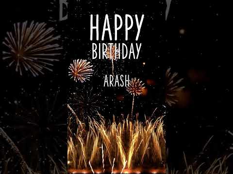 ♪♪ HAPPY BIRTHDAY ARASH ♪♪