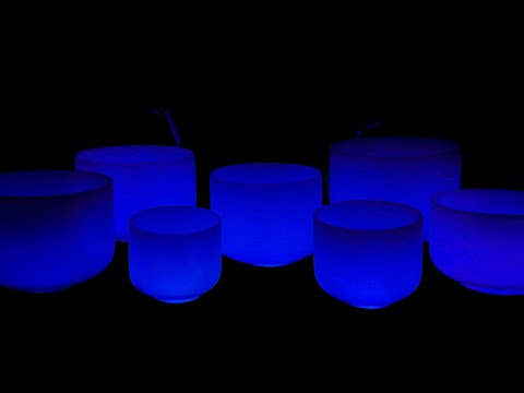 Release Tension - Deep Sleep & Chakra Healing Crystal Bowls - 432Hz Healing Sound Bath