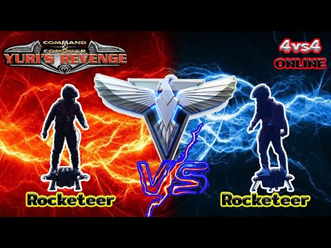 Red Alert 2 online Rocketeer vs Rocketeer