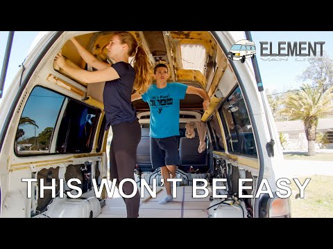 THE HARDEST PART OF THE VAN BUILD | Toyota 4x4 JDM Camper Conversion