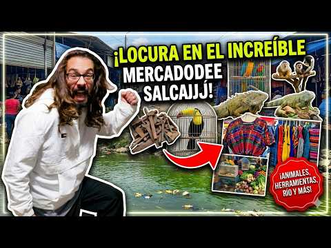 ¡ENTRÉ AL MERCADO MÁS EXTRAÑO DE GUATEMALA! 🇬🇹 (Salcajá)