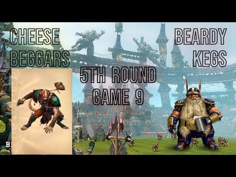 Blood Bowl 2 Cheese Beggars (skaven) vs. Beardy Kegs (dwarf)