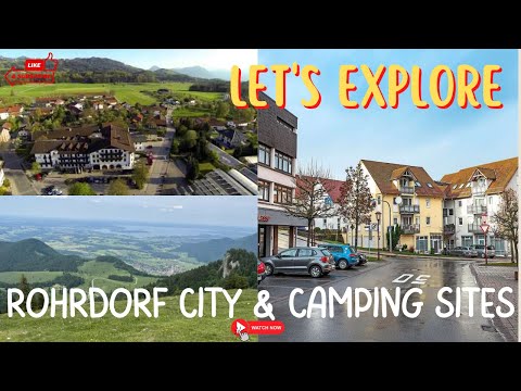Let's explore a driving tour of Rohrdorf City and It's Camping Sites, Rohrdorf, Germany 🇩🇪