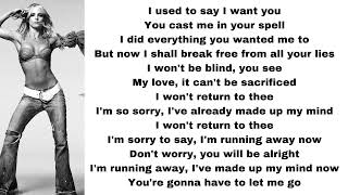 Britney Spears - Cinderella (lyrics)