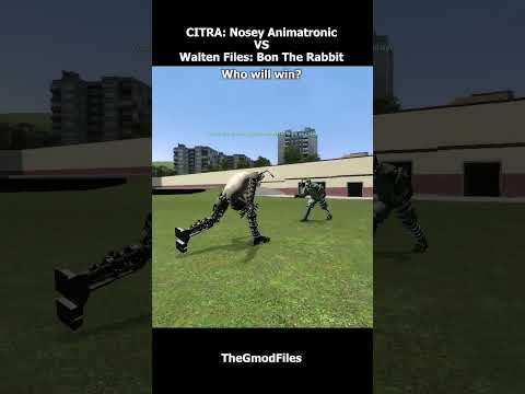 CITRA: Nosey Vs Walten Files: Bon The Rabbit #garrysmod #gaming #nextbots #sandbox