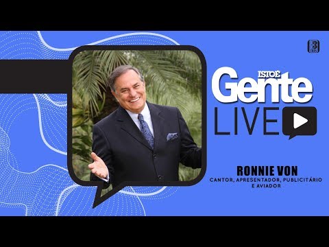 IstoÉ Gente Live - Ronnie Von, cantor e apresentador.