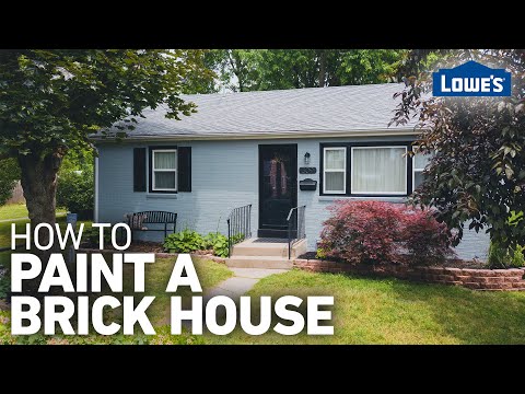 How to Paint a Brick House /// Exterior House Painting Tips