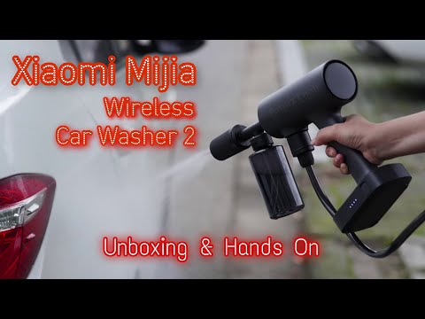 Xiaomi Mijia Wireless Car Washer 2  -  Unboxing & Hands On Review   |   #AliExpressInfluencerProgram