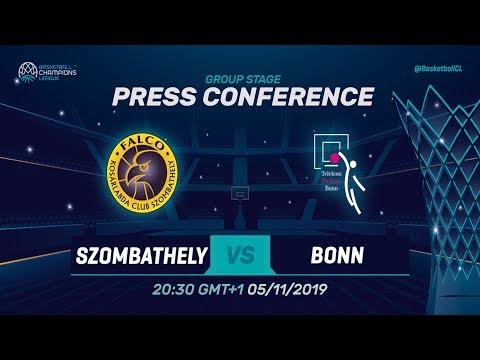 Falco Szombathely v Telekom Baskets Bonn - Press Conference - Basketball Champions League 2019-20
