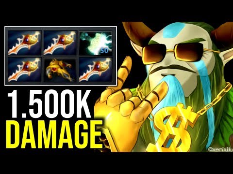 1.500 DAMAGE..!! 4x Divine Rapier Nature Prophet 1.5k Damage 7.21d | Dota 2