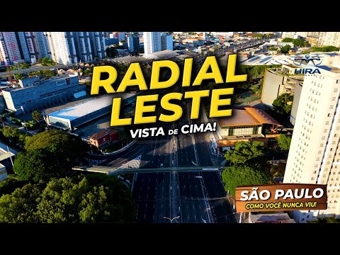 Radial Leste vista do céu | SP em sua forma mais real
