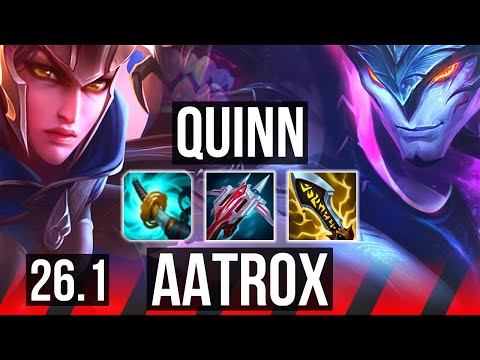 QUINN vs AATROX (TOP) | 56K damage, Fleet Footwork | EUW Master | 26.1