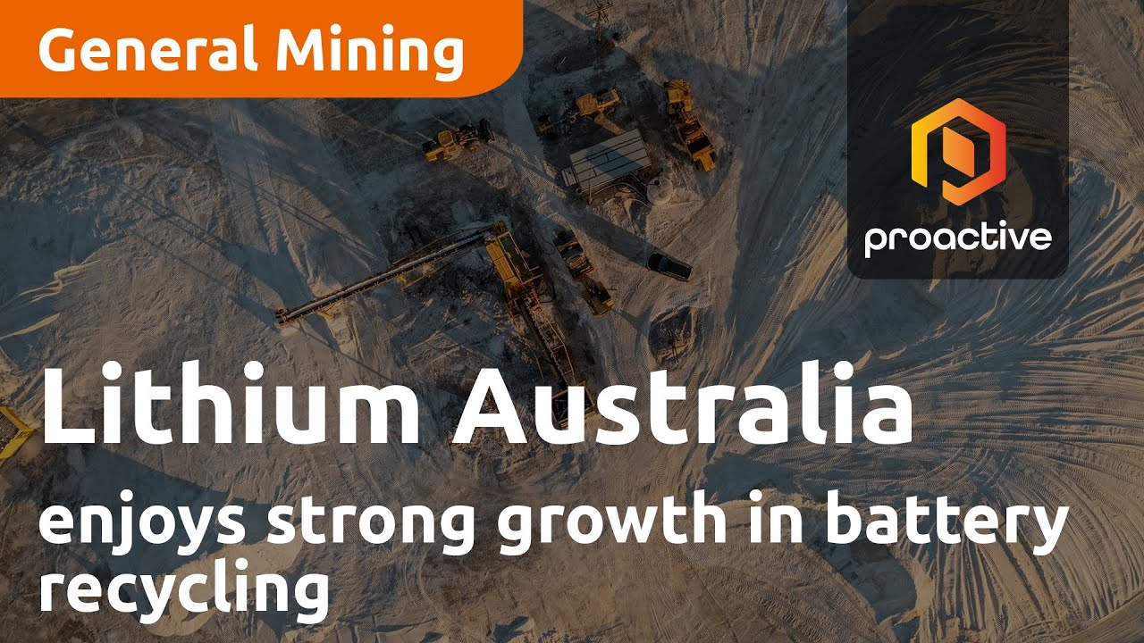 Lithium Australia enjoys strong growth in battery recycling