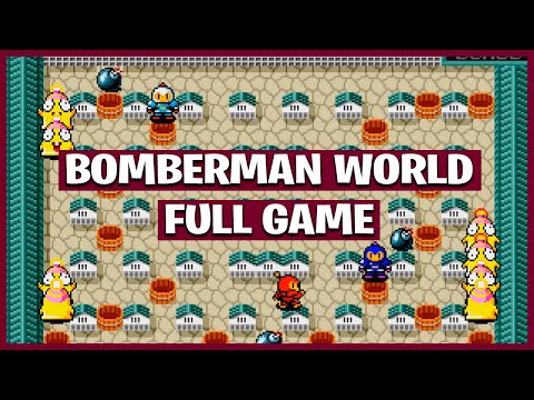 Bomber Man World — Arcade Gameplay [3 Players] [100%]