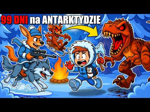 PRZETRWAJ PONAD 100 DNI NA ANTARKTYDZIE Z DINOZAURAMI w Roblox!