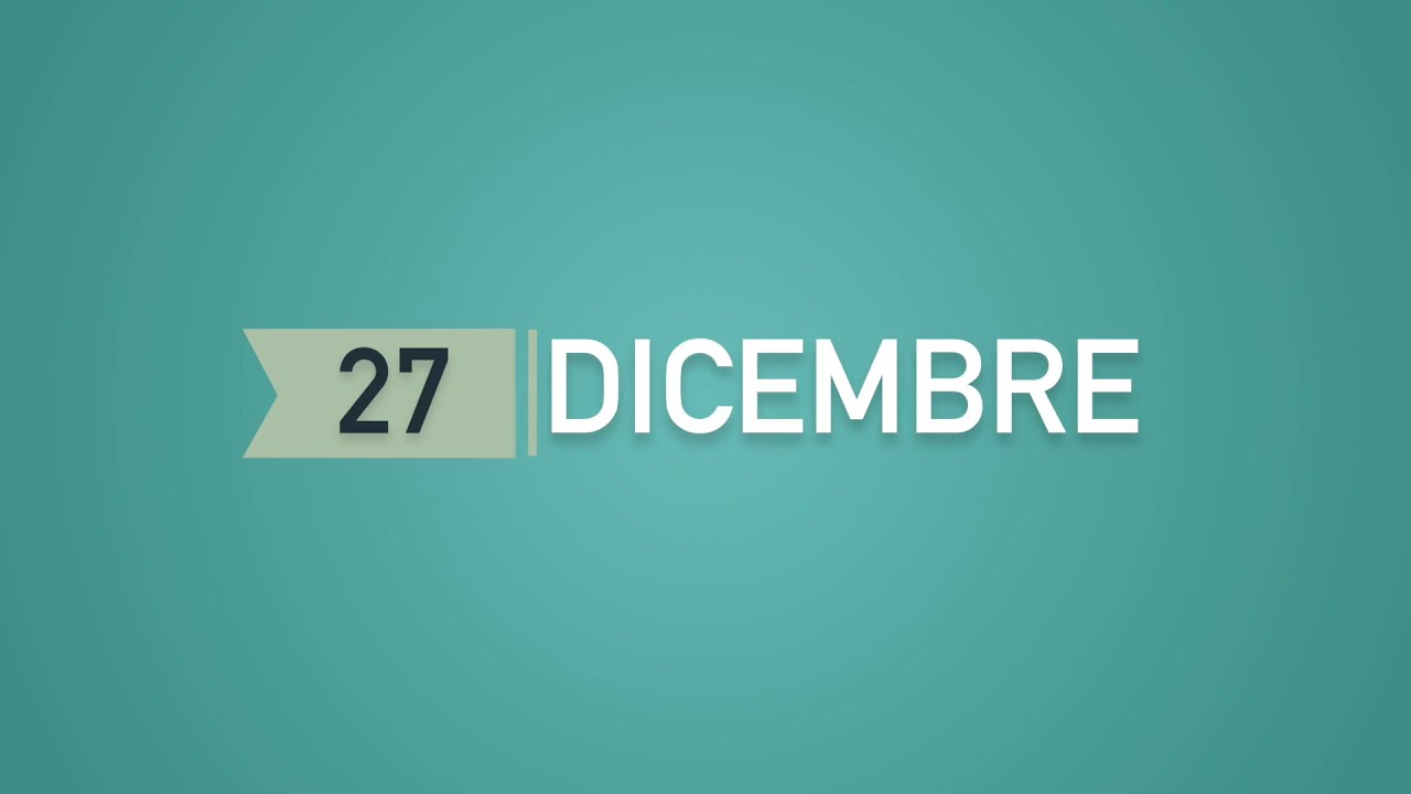 Meditazione Calendario “Parole di Vita” del 27 Dicembre 2021