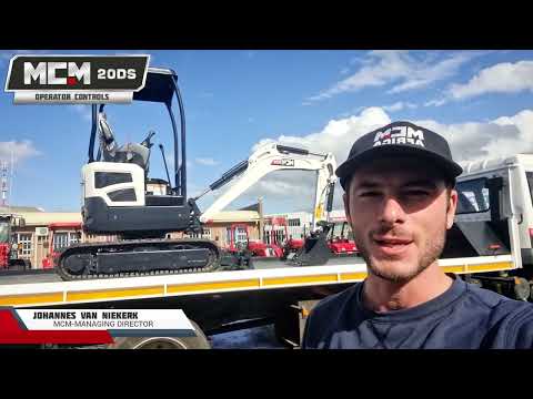 20DS Mini Excavator Operator Controls - Quick Guide