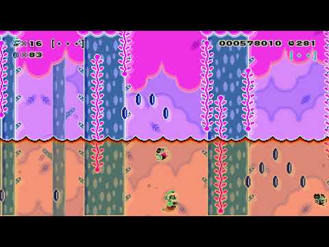 Mario Maker 2 With Inverted Colors - Endless Challenge, Part 2