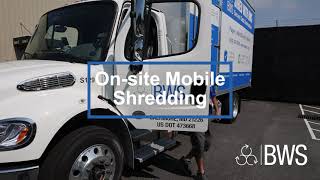 BWS On-site Mobile Shredding Service | Paper Shredding