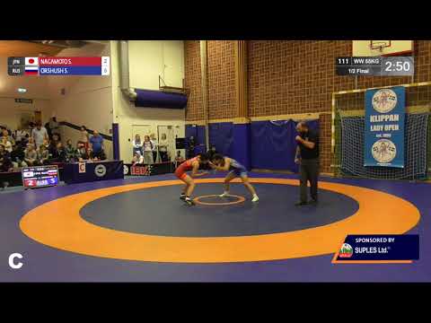 1/2 WW - 55 kg: S. NAGAMOTO (JPN) v. S. ORSHUSH (RUS)