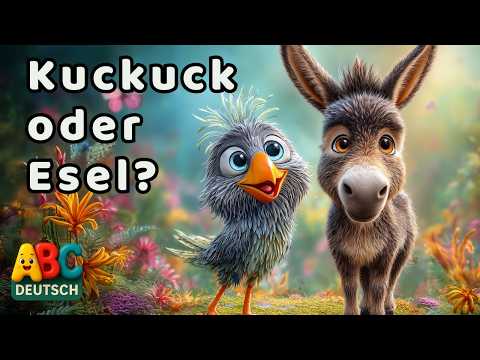 Der Kuckuck und der Esel 🐦🫏 | Lustiges Kinderlied über Freundschaft & Tiere