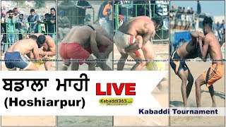 Badala Mahi (Hoshiarpur) Kabaddi Tournament 20 Jan 2018