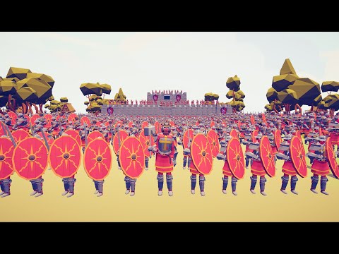150x MEDIEVAL ARMY SIEGE ENEMY CASTLE - Totally Accurate Battle Simulator TABS