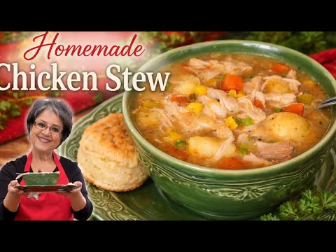 Creamy Chicken Stew with Herbs - Festive, Cozy & So Comforting ❤️