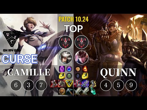 OMG Curse Camille vs Quinn Top - KR Patch 10.24