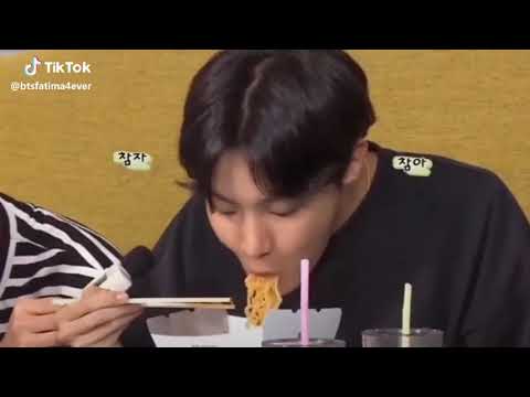 J_hope very funny eating and Jimin jin Jungkook V RM Saug say OMG so funny