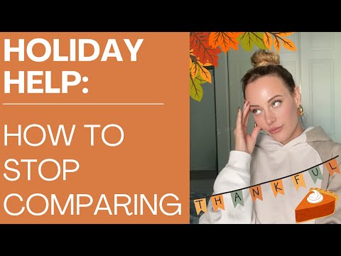 STRESS FREE HOLIDAYS: How to Stop Comparing Yourself & Transform Jealousy! | Shallon Lester