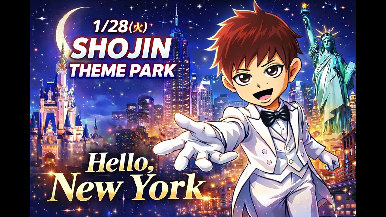 【SHOJIN THEME PARK〜Hello, New York〜】1/28(火)レッスンアーカイブ