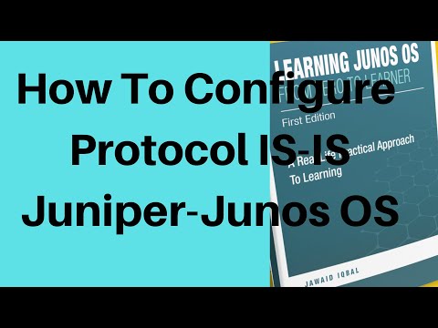 How to configure Protocol IS-IS in juniper