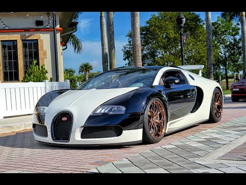 Bugatti Chiron, Bugatti Veyron, Lamborghini Aventador SVJ, Huracan STO, McLaren - Supercars Drive By