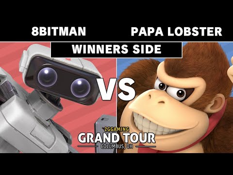 2GG Grand Tour Ohio - AMG | 8BitMan (ROB) VS Papa Lobster (Donkey Kong) - Smash Ultimate - Pools