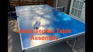 Assembling Joola Nova DX Outdoor Table TennisPing Pong with waterproof Net Set